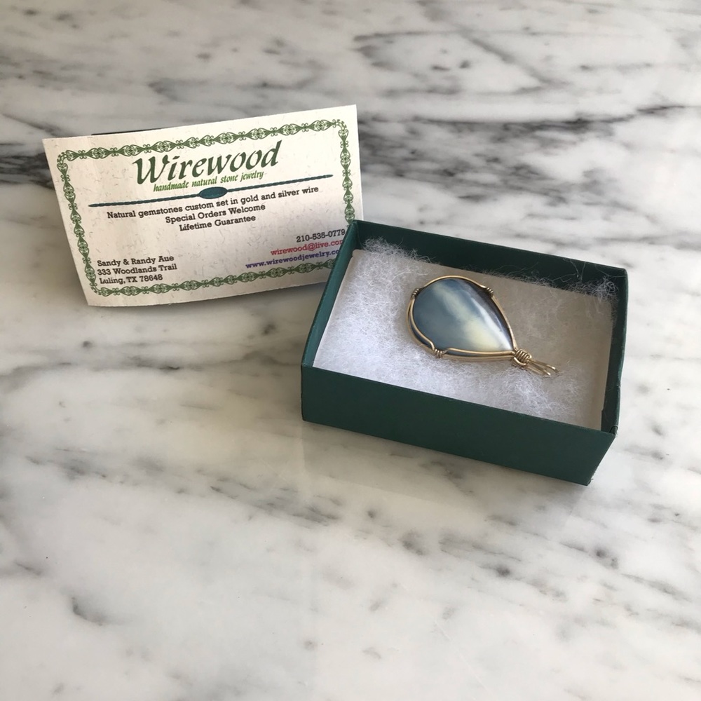 Blue Opal Pendant